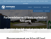 Tablet Screenshot of haugemarked.dk